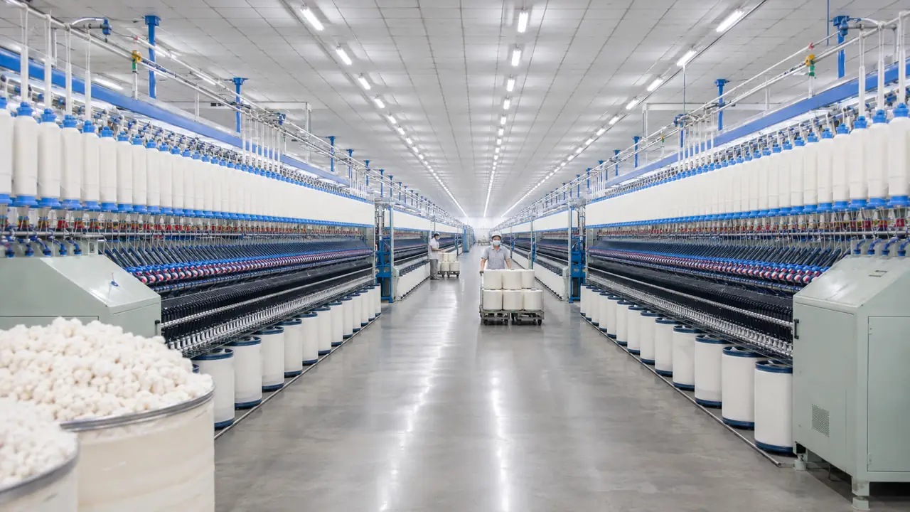 Cotton Spinning process